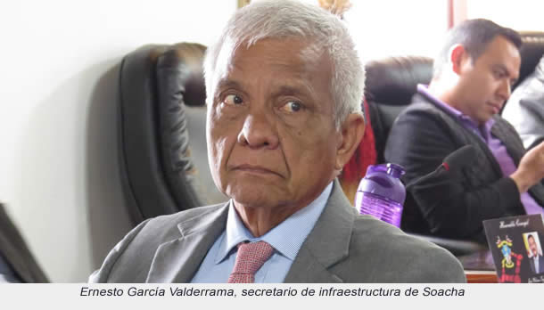 Ernesto García Valderrama, secretario de infraestructura de Soacha