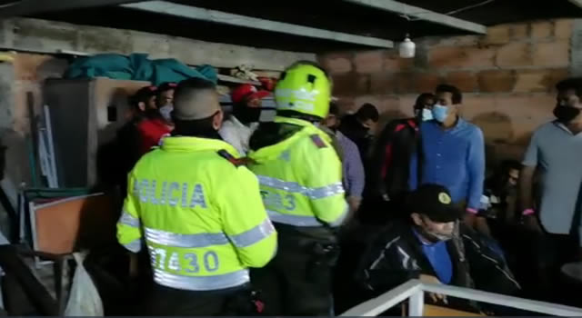Foto: pantallazo video Policía