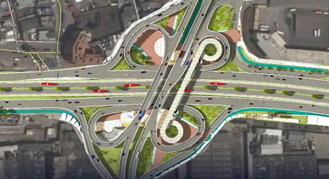 Así será el intercambiador vial de Bosa, obra que descongestionará el tráfico en la autopista Sur