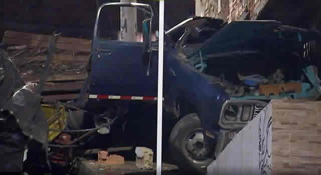 Una persona muerta después de aparatoso accidente en Bogotá