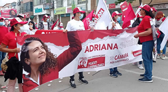 Adriana Gutiérrez, candidata a Cámara por Cundinamarca, en Soacha