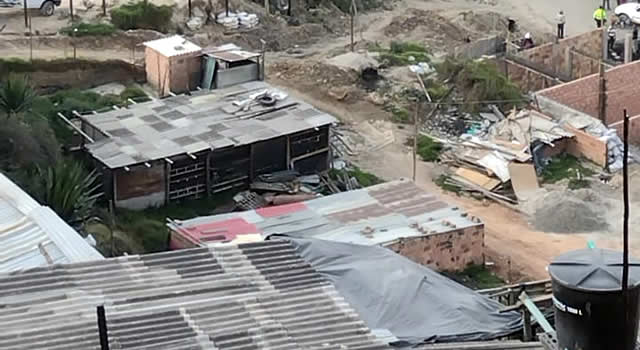A un sector de Los Frutales en Soacha sólo llega el agua una vez al mes