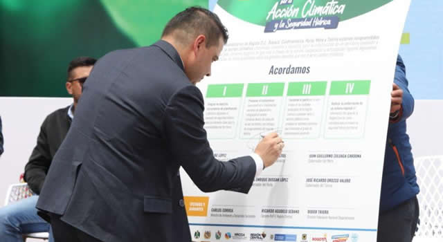 Se lanza en Cundinamarca la Escuela del Agua y Cambio Climático
