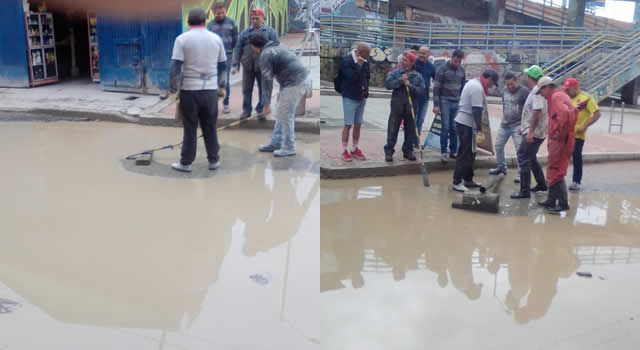 Aguas empozadas en Soacha por cuenta de las lluvias, alcaldía no atiende clamor ciudadano