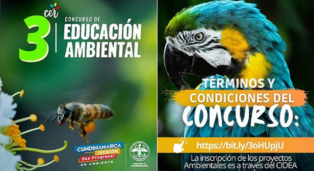 Tercer Concurso de Proyectos de Educación Ambiental en Cundinamarca