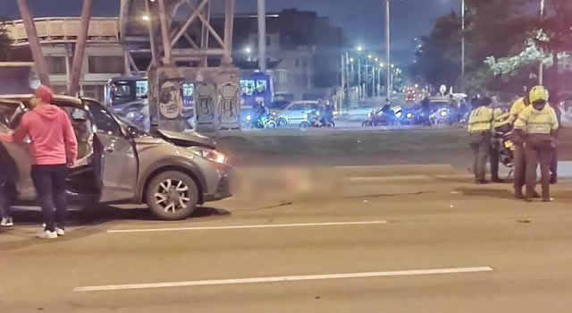 Peatón murió arrollado debajo de un puente de avenida de Las Américas en Bogotá