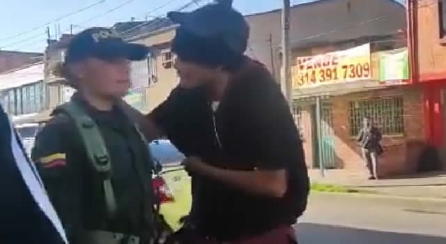 Policía fue golpeado por pedir una requisa en Chía