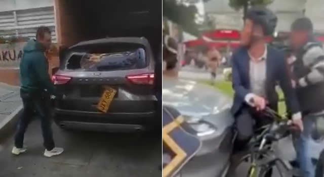 Apareció conductor de camioneta que atropelló a un ciclista en Bogotá
