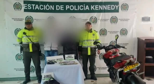 Capturan a dos de los más peligrosos fleteros de Bogotá