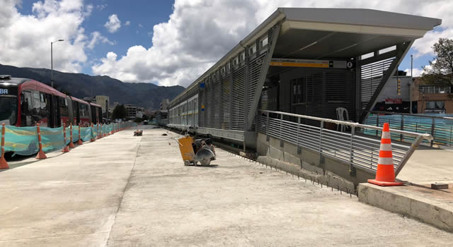 Avanzan obras de la avenida 68, IDU entregará estación de Transmilenio de la calle 100 con avenida Suba
