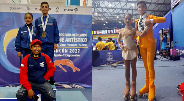 Dos cundinamarqueses son campeones en el Panamericano de Patinaje Artístico
