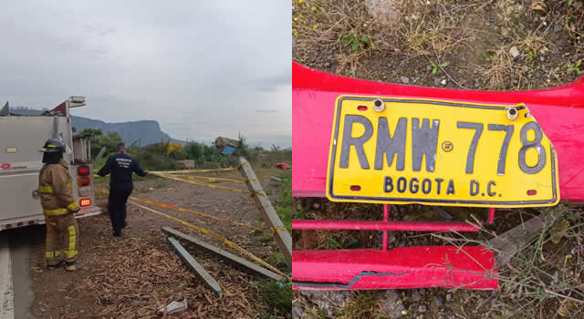 Cae vehículo con dos personas al Salto del Tequendama