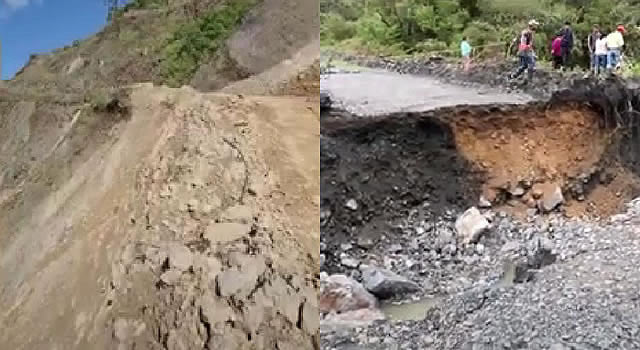 Los daños de Enel, Ecopetrol y EPM a las vías de Ubalá, en Cundinamarca