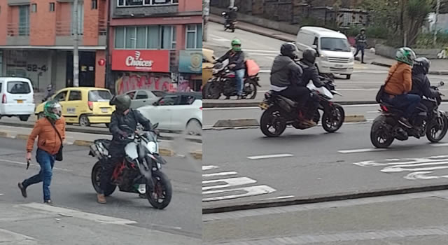 Otro atraco en Bogotá, cuatro delincuentes asaltaron a un ciudadano con armas de fuego