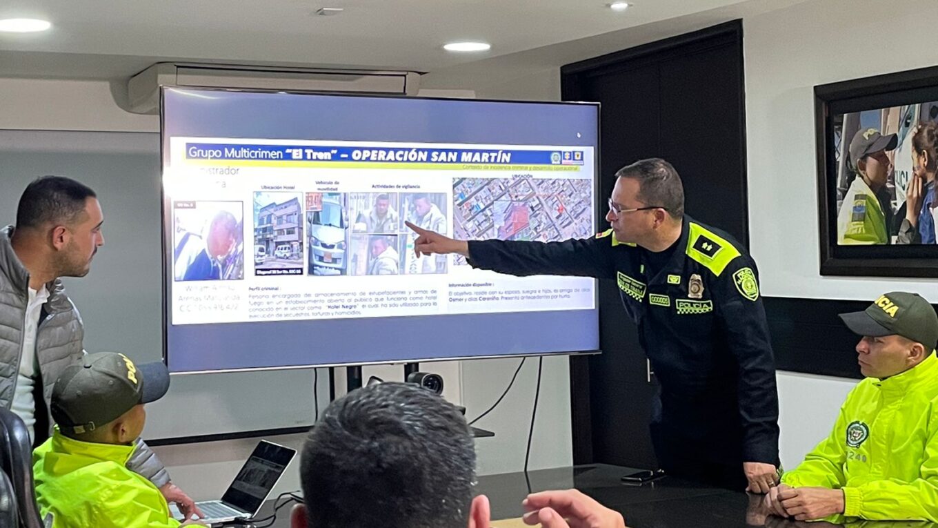 Capturan a 19 presuntos miembros del 'Tren de Aragua' en Bogotá