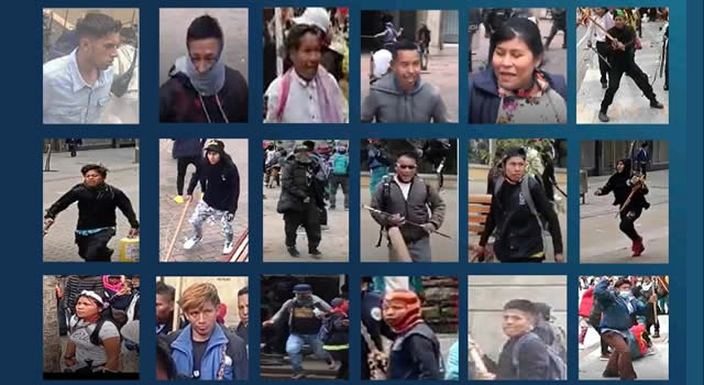 50 millones de recompensa por información que lleve a la captura de indígenas violentos en Bogotá