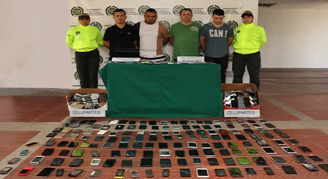 Golpe al hurto de celulares en Cundinamarca y Tolima