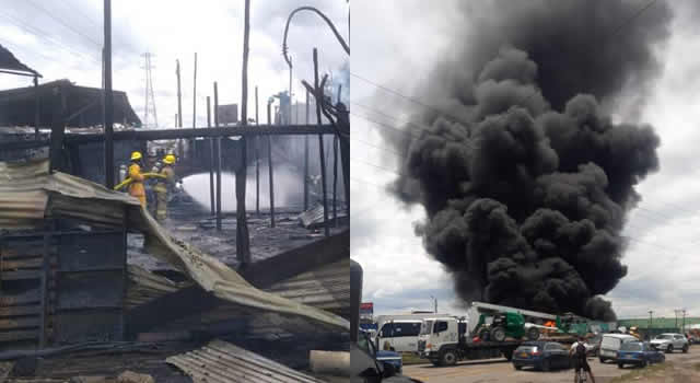 Incendio en Cota, Cundinamarca, consumió bodega de Icopor