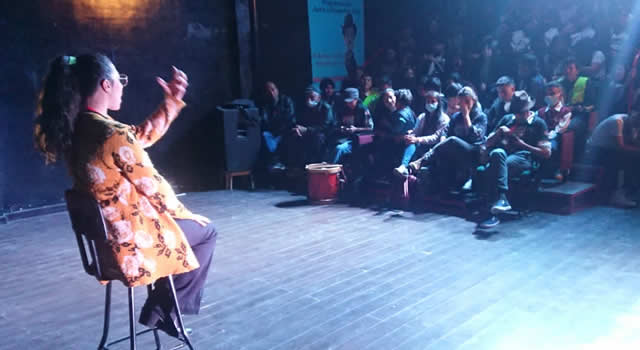 Narración oral en Soacha en el festival Respira palabra