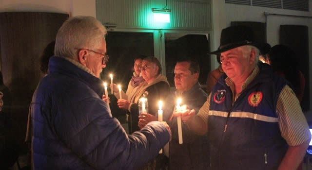 Velatón en Tausa, Cundinamarca, por las víctimas del conflicto