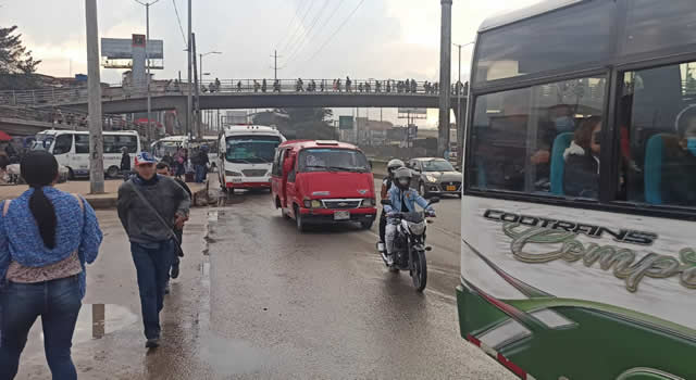 No paran los atracos al transporte de Soacha