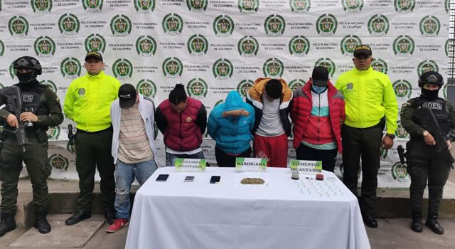 Contundente golpe al microtráfico en Sibaté, Cundinamarca
