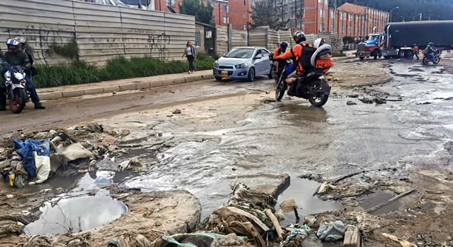 Carrera 9 este Soacha, así es la revolución del asfalto de Saldarriaga