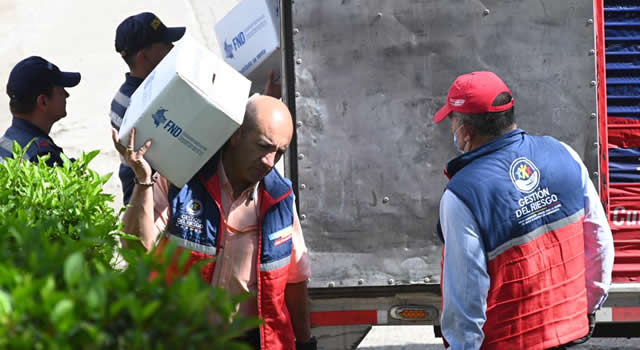 Entregan ayudas en Cundinamarca a familias afectadas por el invierno