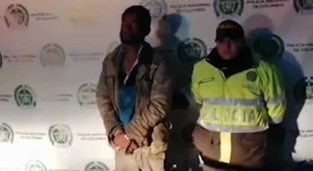 Capturan sujeto que llevaba una escopeta dentro de un costal en Bogotá