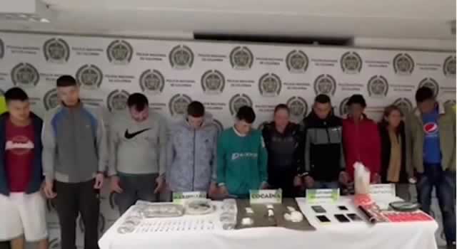 Capturan a once delincuentes en Soacha por sicariato y microtráfico