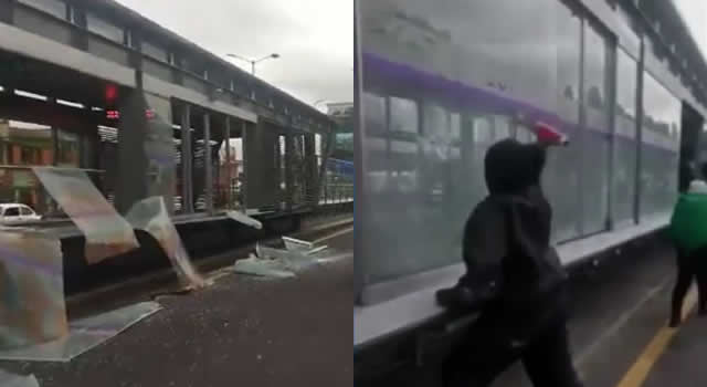 Daños por vandalismo en Transmilenio superan los 240 millones de pesos
