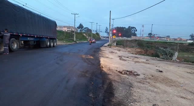 Habilitan tramo de la vía Perimetral de Soacha