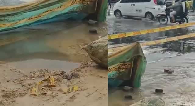 La localidad de Suba se quedó sin servicio de agua porque en el lugar se rompió un tubo madre, causando el daño a la comunidad.