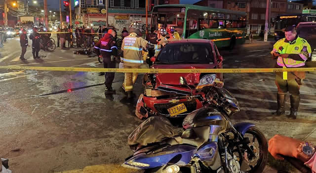 Fuerte accidente en Bosa bloqueó la movilidad en la avenida Cali
