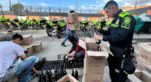 En Bosa destruyen más de 10 mil botellas no aptas para el consumo humano