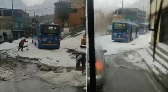 Granizada en Bogotá dejó más de 550 familias afectadas