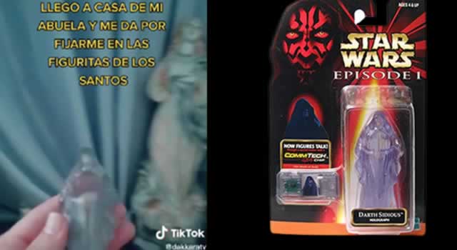 Abuela le rezó a un juguete de Star Wars por 15 años