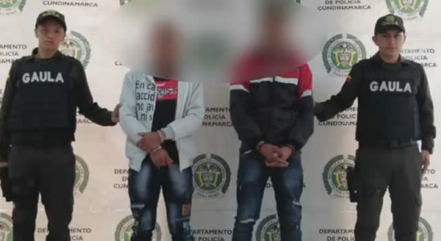Dos venezolanos capturados por extorsión en Soacha, Cundinamarca
