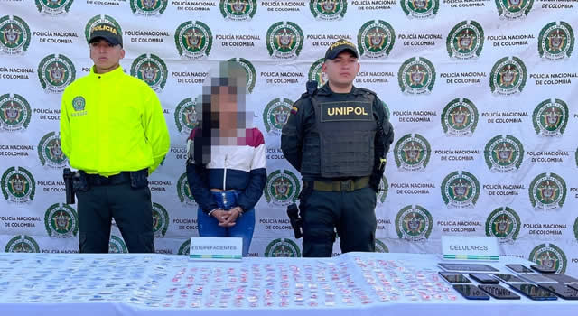 Capturan a una mujer por tráfico de estupefacientes en Soacha