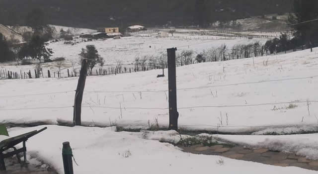 Lluvias con granizo en Cundinamarca, municipio de Gachancipá