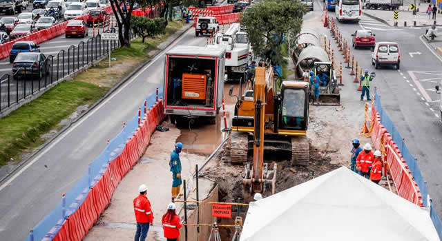 Cierre de vías en Bogotá por inicio de obras