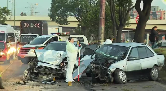 Choque dejó una persona muerta y varios heridos en Fontibón