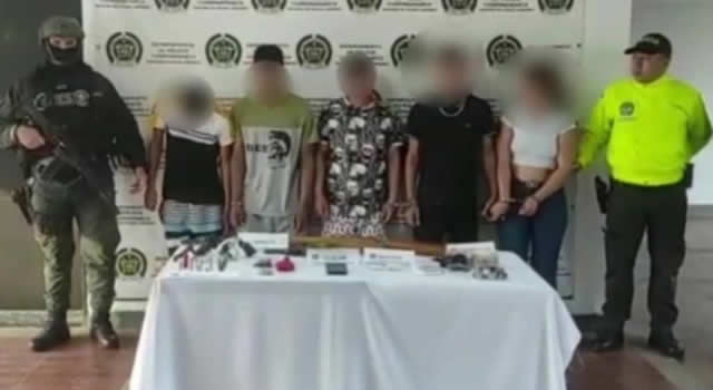 Capturaron peligrosos sicarios en Cundinamarca