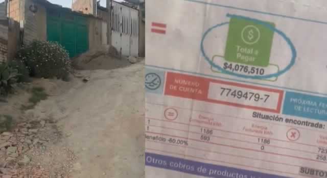 Familia de estrato 1 denuncia sobrecosto en el recibo de la luz
