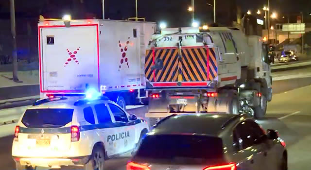 Racha de accidentes en Bogotá este viernes, motociclista murió en la autopista Sur