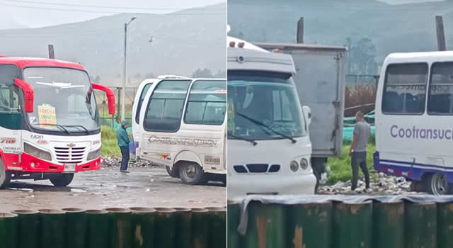 Conductores cogieron de baño público un paradero en Soacha