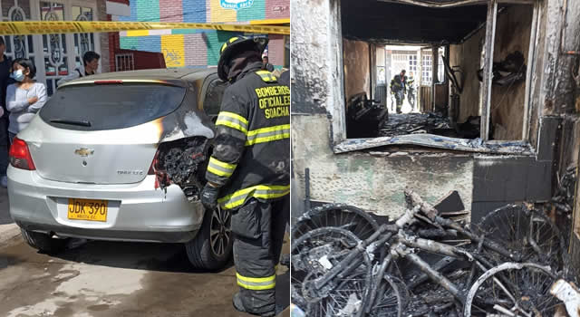 Incendio en una vivienda de San Mateo, Soacha