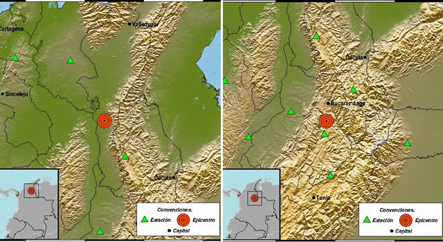 Dos nuevos eventos sísmicos sacudieron a Colombia