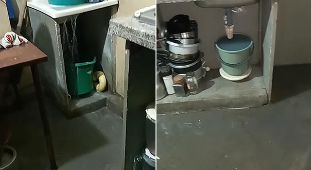 En Soacha una mujer denuncia llevar 3 días inundada con aguas residuales