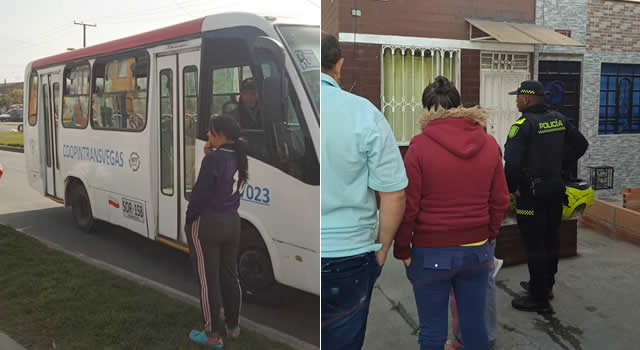 Joven atracó a los pasajeros de un colectivo de Soacha y su padre salió a defenderlo